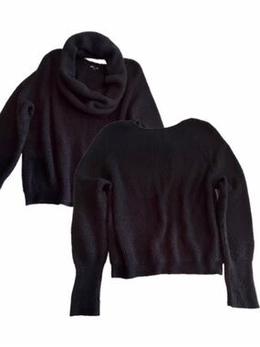 EXPRESS Cozy Black 2-in-1 Knit Sweater